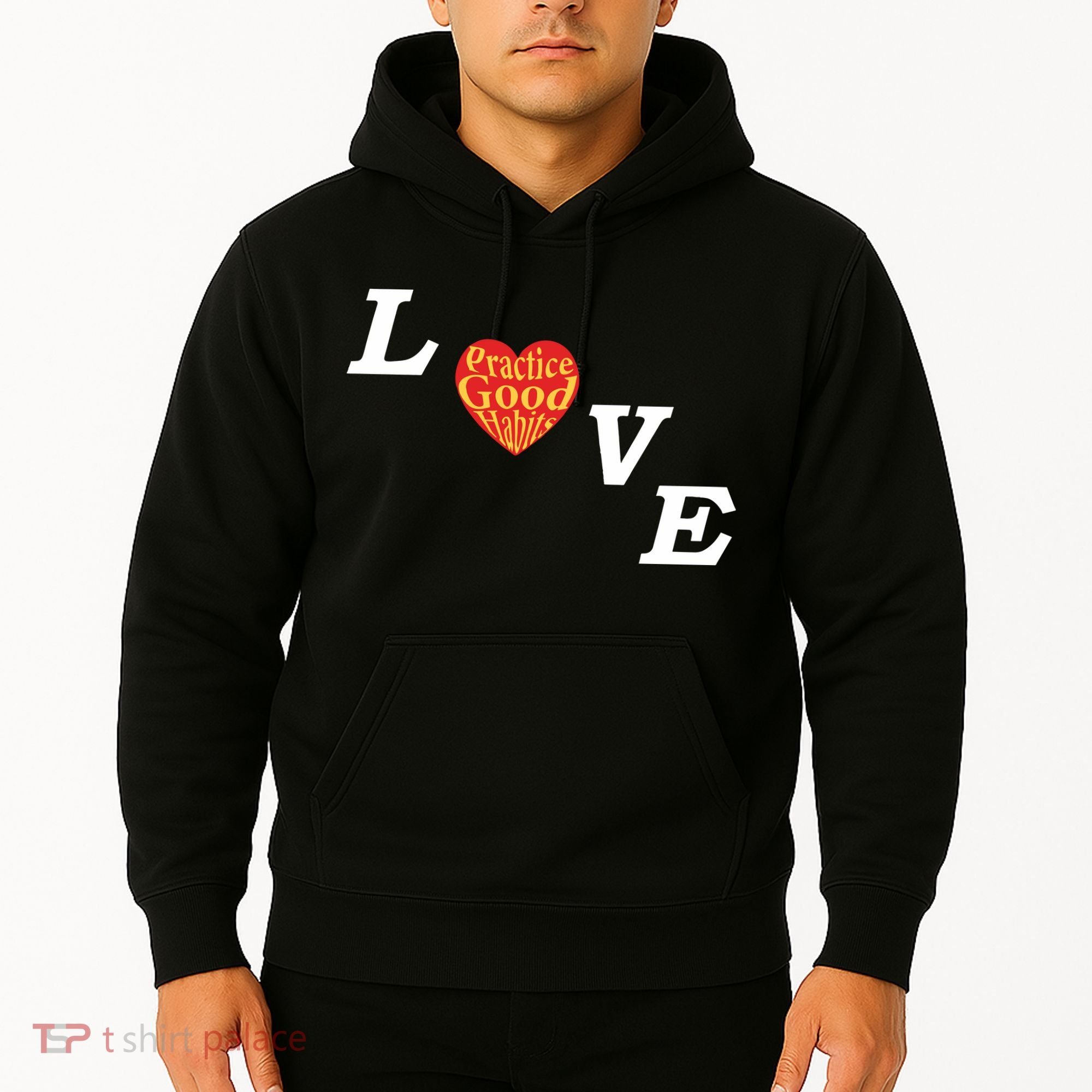 Ryan Clark Wearing Love Practice Good Habits Hoodie