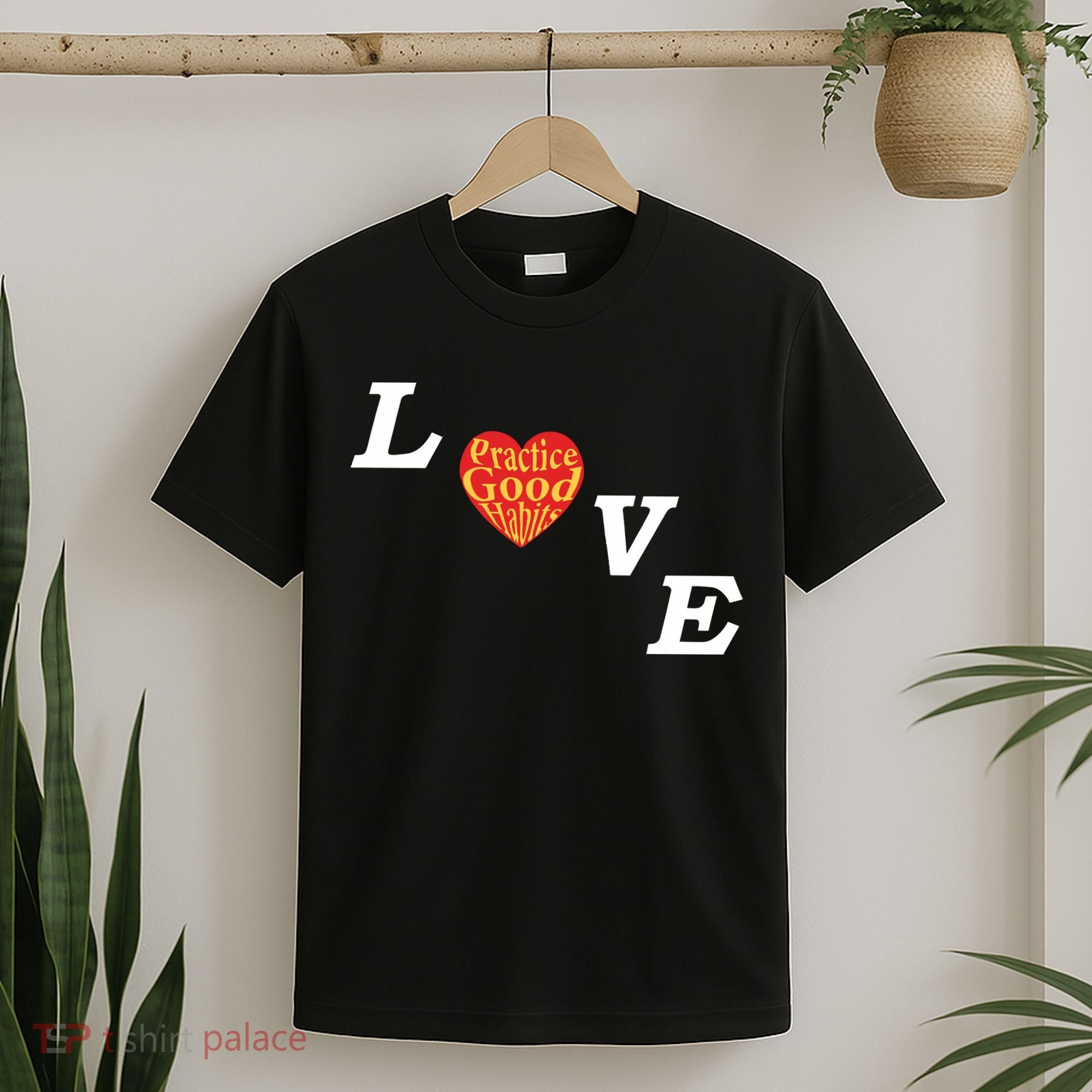 Ryan Clark Wearing Love Practice Good Habits T-Shirt