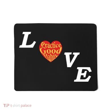 Ryan Clark Wearing Love Practice Good Habits Mousepad