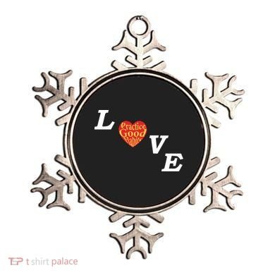 Ryan Clark Wearing Love Practice Good Habits Ornament