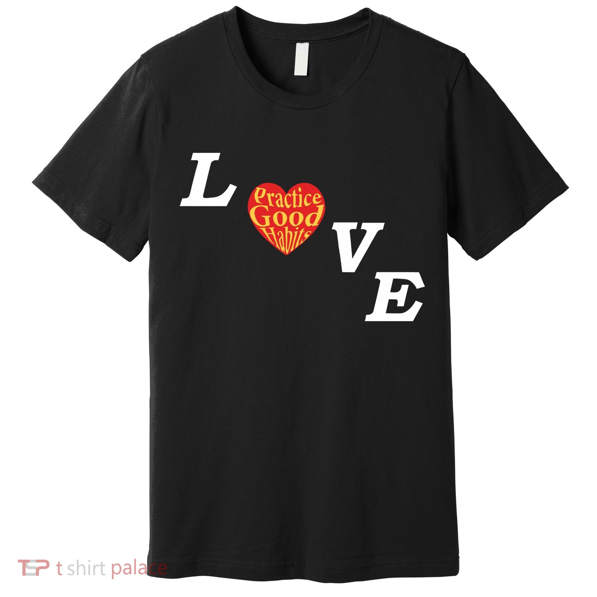 Ryan Clark Wearing Love Practice Good Habits Premium T-Shirt