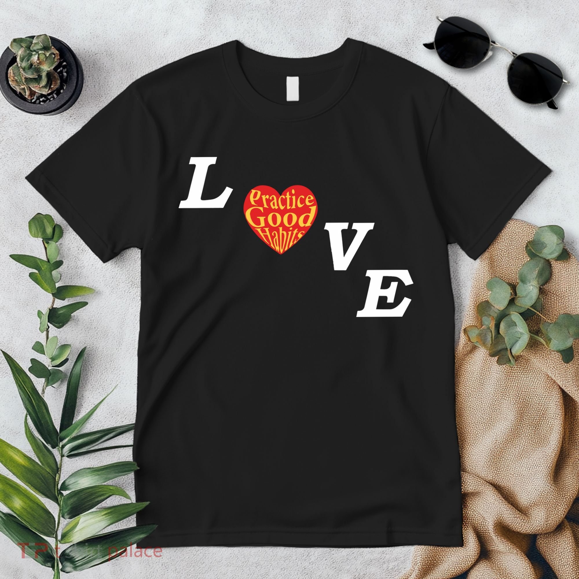 Ryan Clark Wearing Love Practice Good Habits Premium T-Shirt