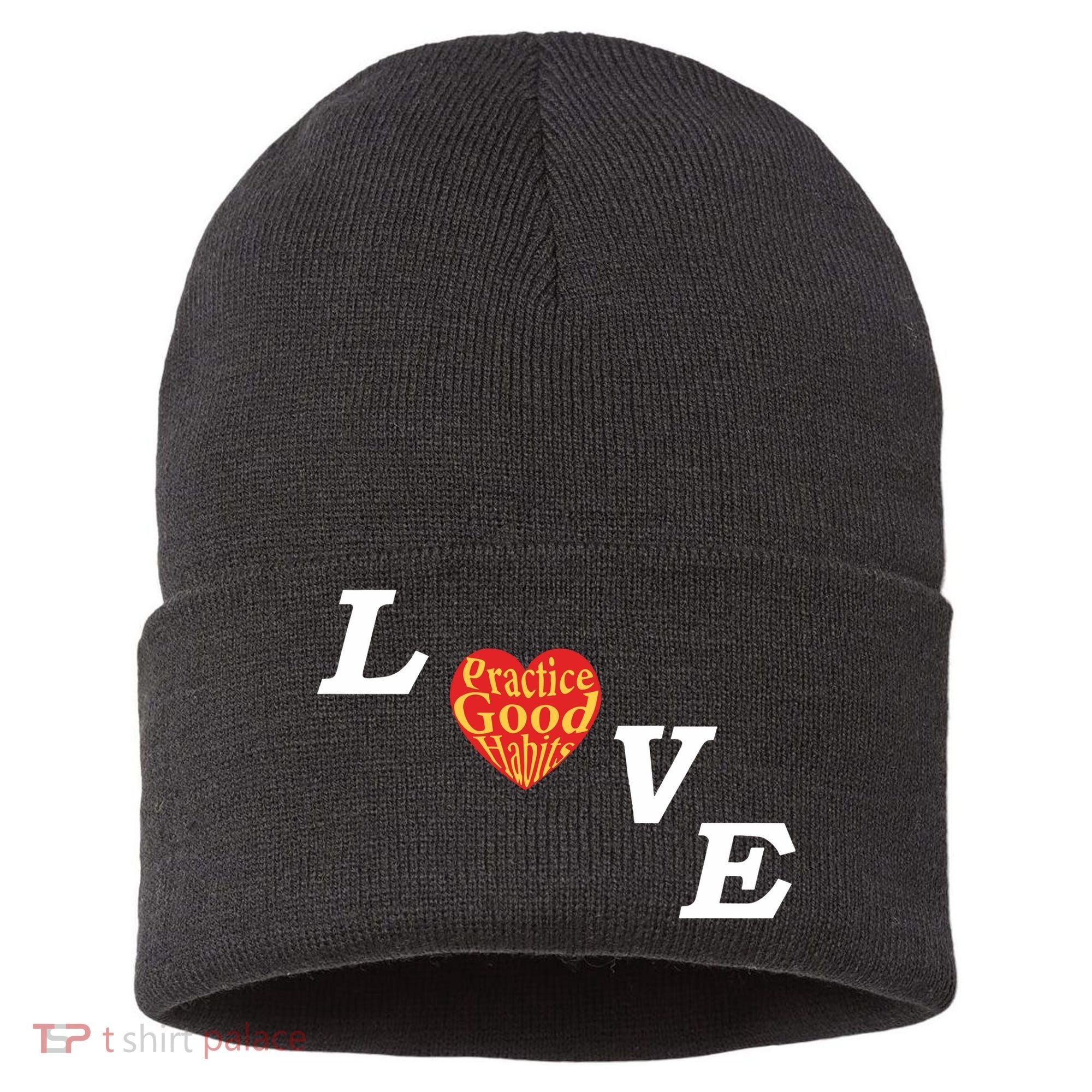 Ryan Clark Wearing Love Practice Good Habits Sustainable Knit Beanie