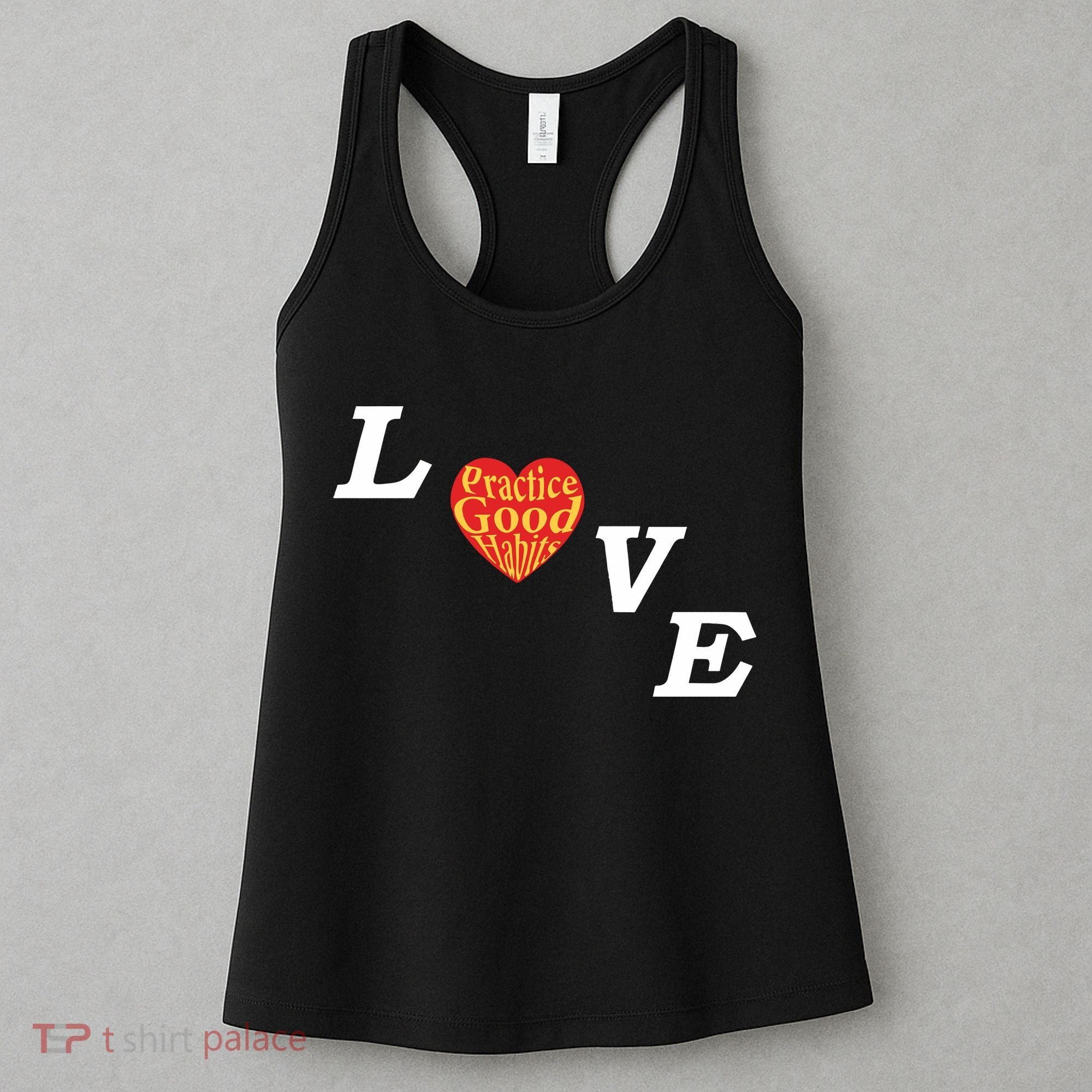 Ryan Clark Wearing Love Practice Good Habits Women's Tank Top