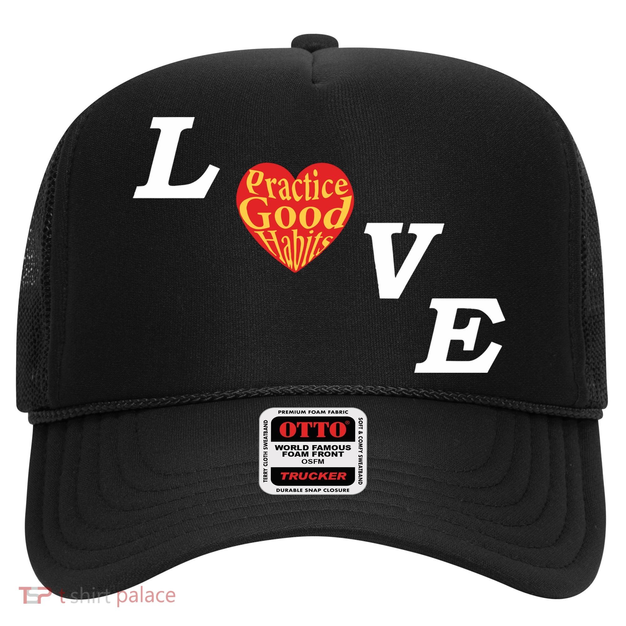 Ryan Clark Wearing Love Practice Good Habits Hat