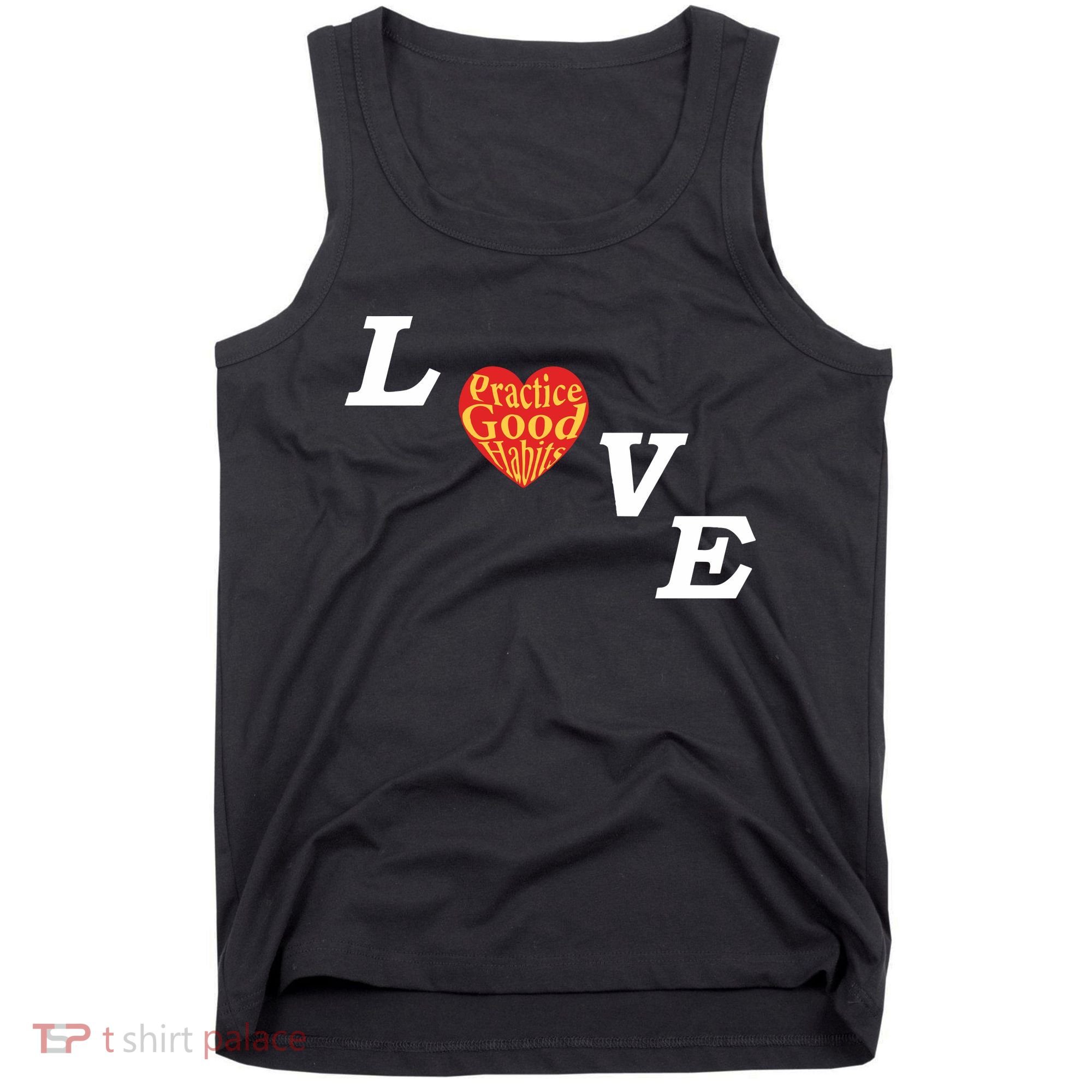 Ryan Clark Wearing Love Practice Good Habits Tank Top