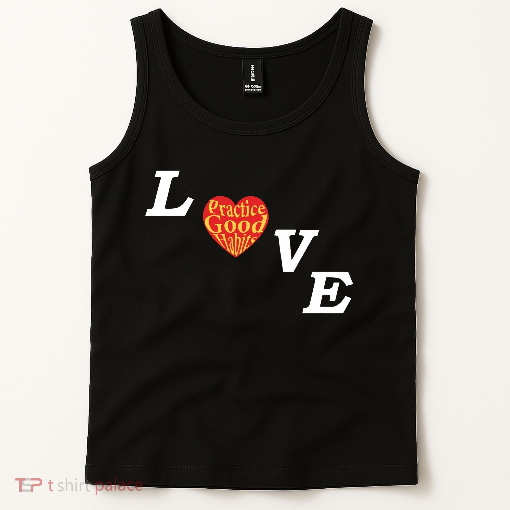Ryan Clark Wearing Love Practice Good Habits Tank Top