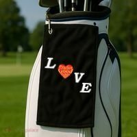 Ryan Clark Wearing Love Practice Good Habits Golf Towel thumb 2