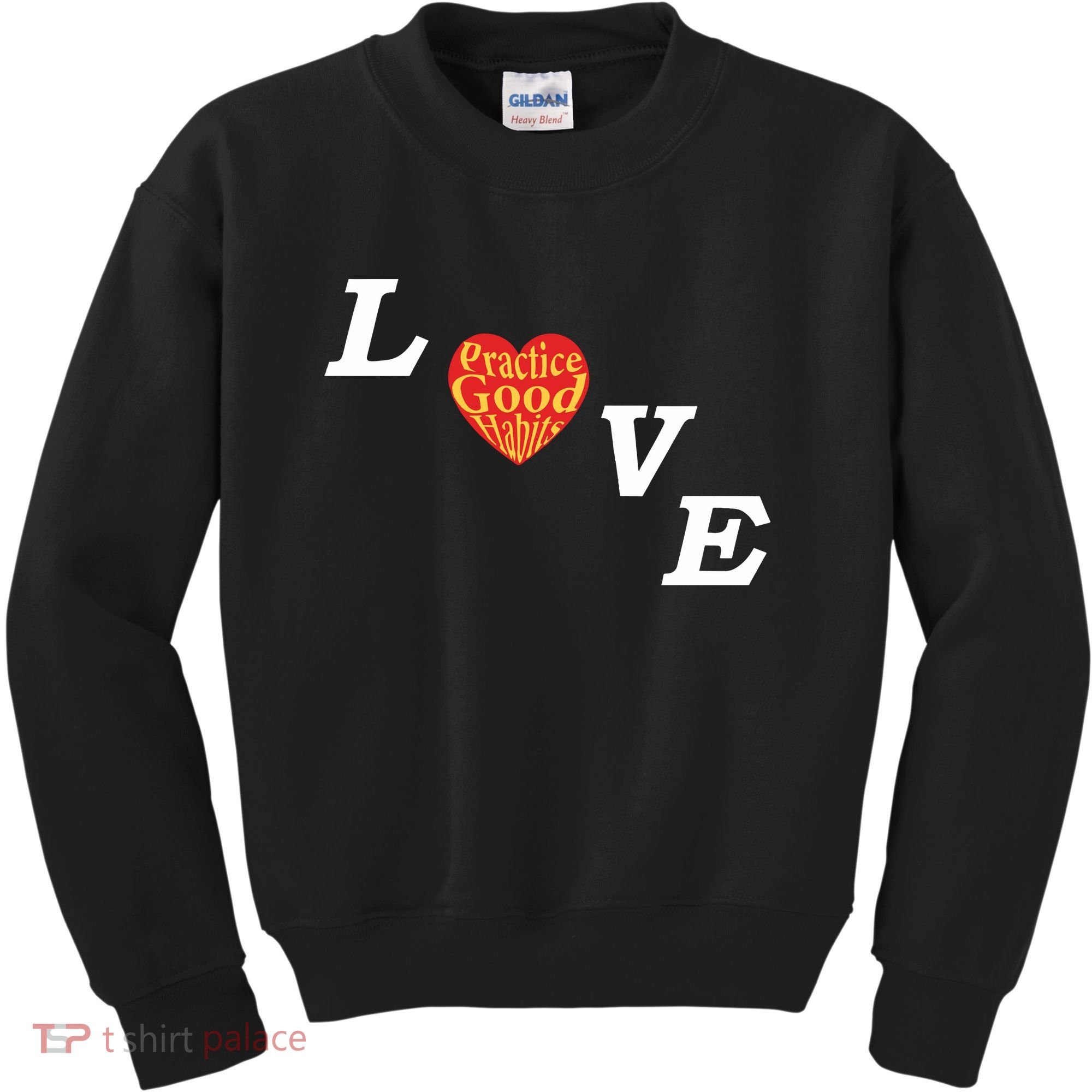 Ryan Clark Wearing Love Practice Good Habits Kids Sweatshirt
