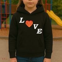 Ryan Clark Wearing Love Practice Good Habits Kids Hoodie thumb 3