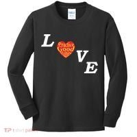 Ryan Clark Wearing Love Practice Good Habits Kids Long Sleeve Shirt thumb 0