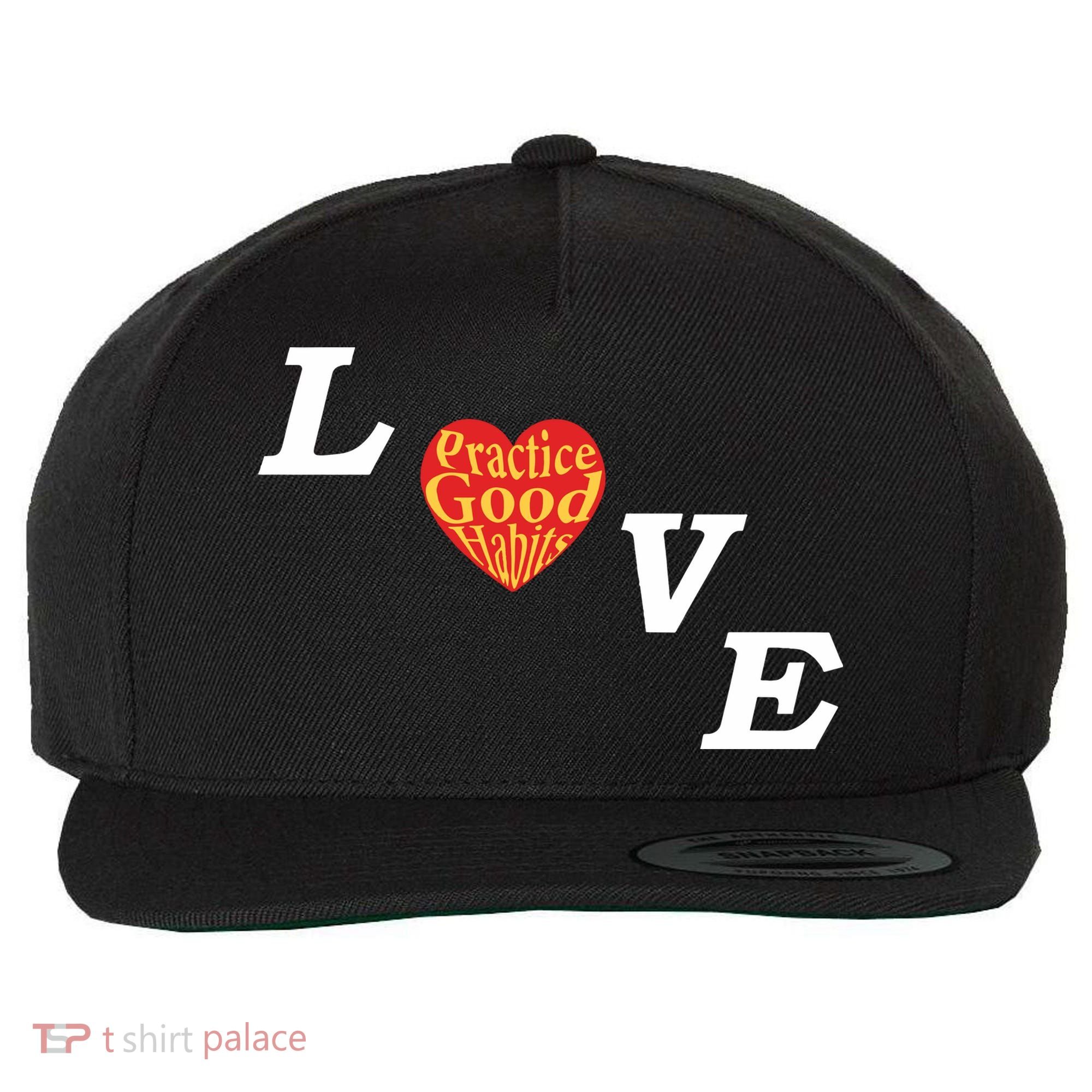 Ryan Clark Wearing Love Practice Good Habits Wool Snapback Cap
