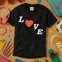 Ryan Clark Wearing Love Practice Good Habits Kids T-Shirt thumb 3
