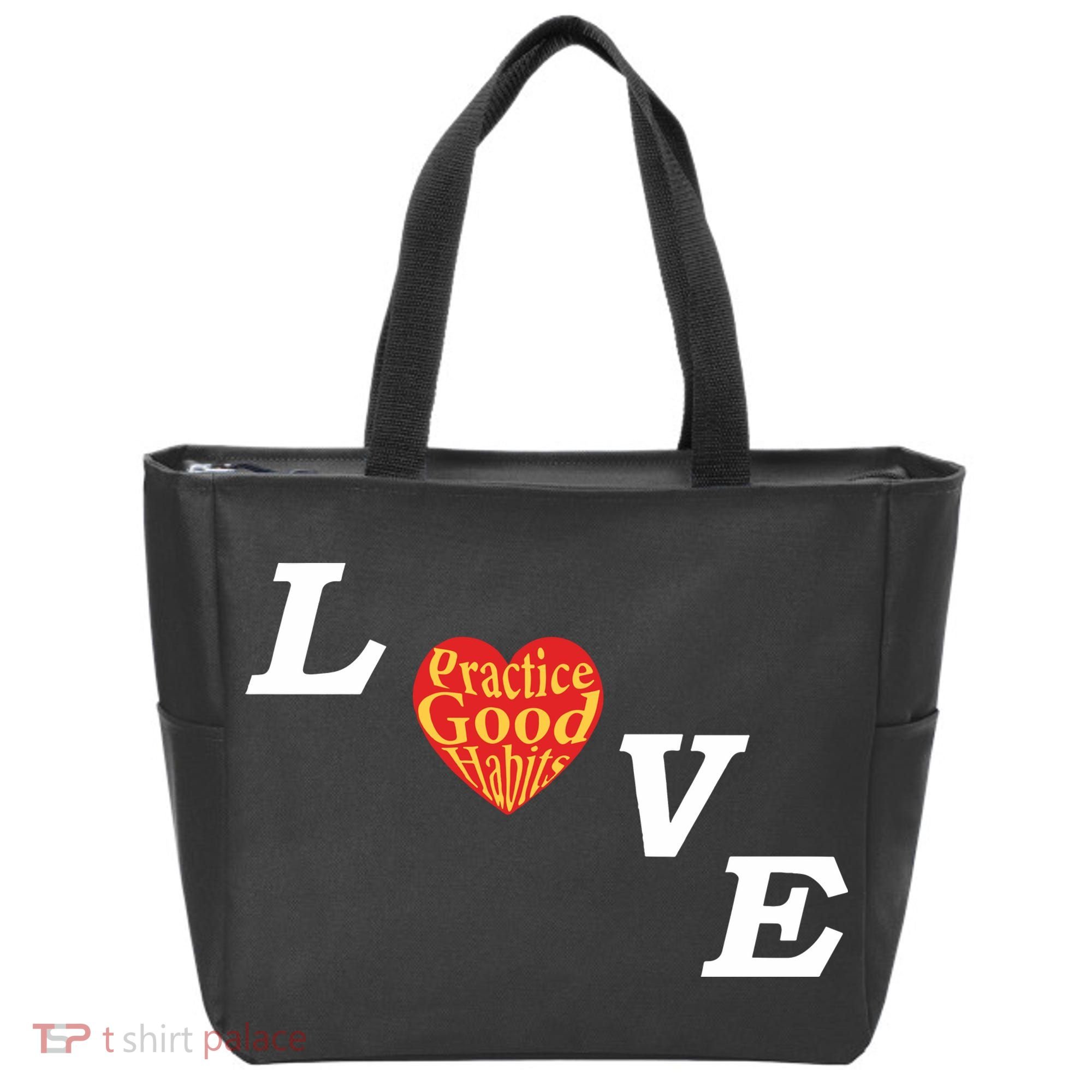 Ryan Clark Wearing Love Practice Good Habits Tote Bag