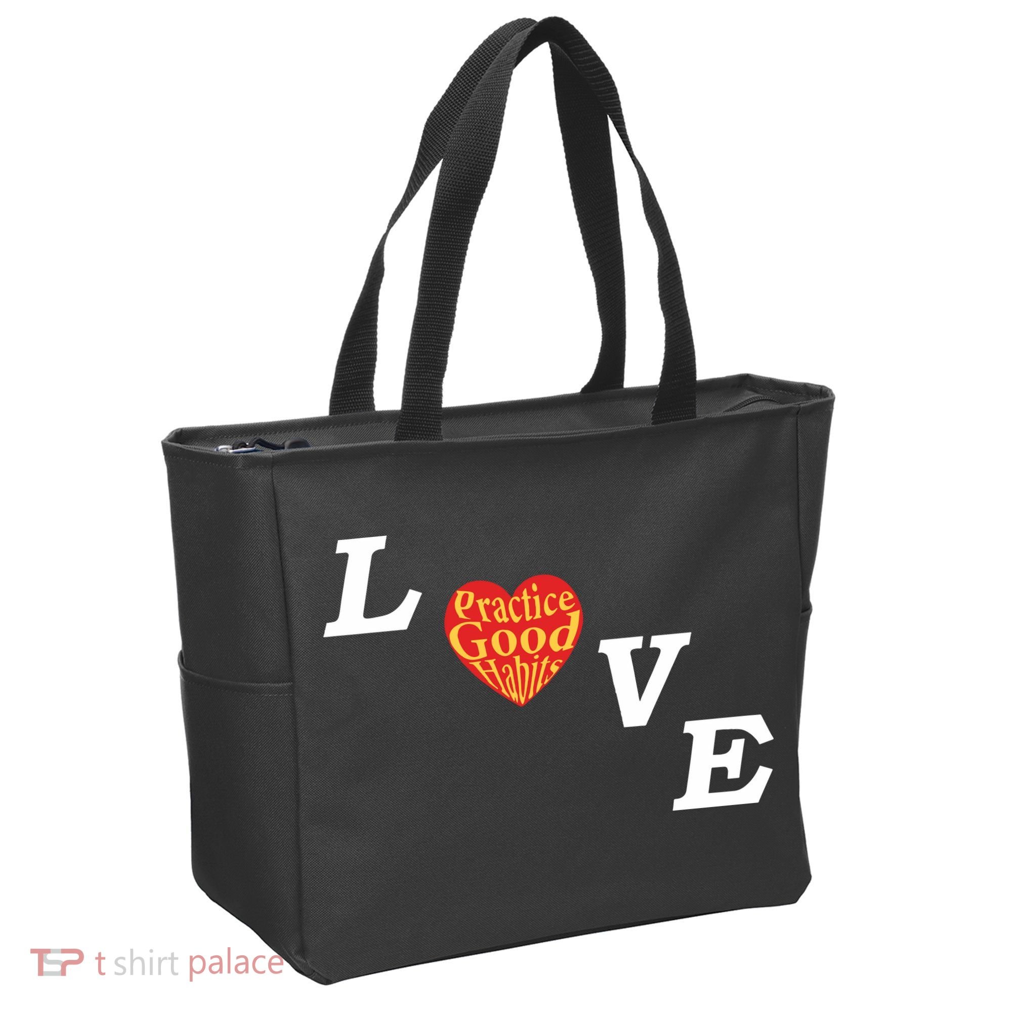 Ryan Clark Wearing Love Practice Good Habits Tote Bag
