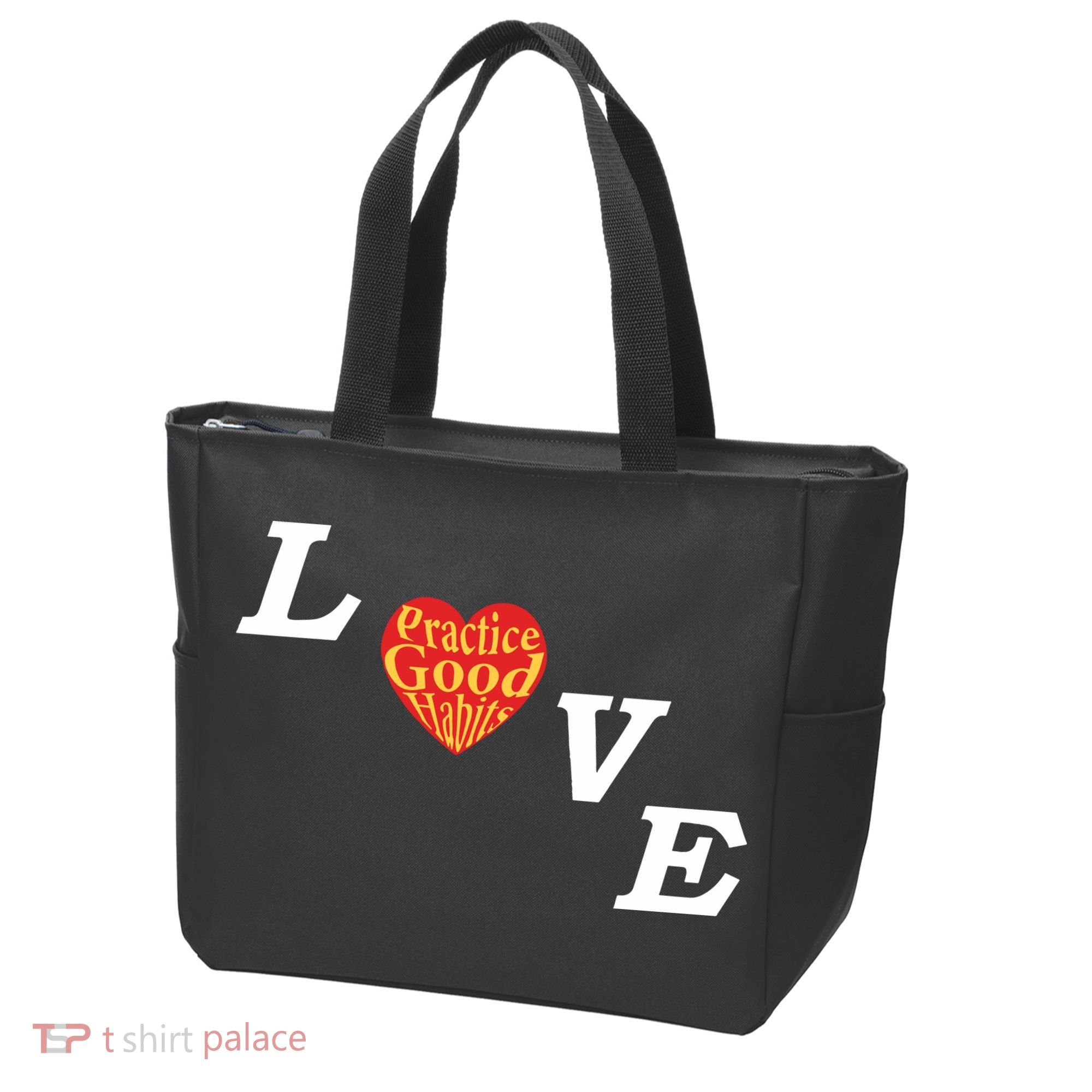 Ryan Clark Wearing Love Practice Good Habits Tote Bag