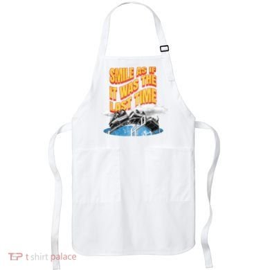 Roller Coaster Wagons In The Sky Apron