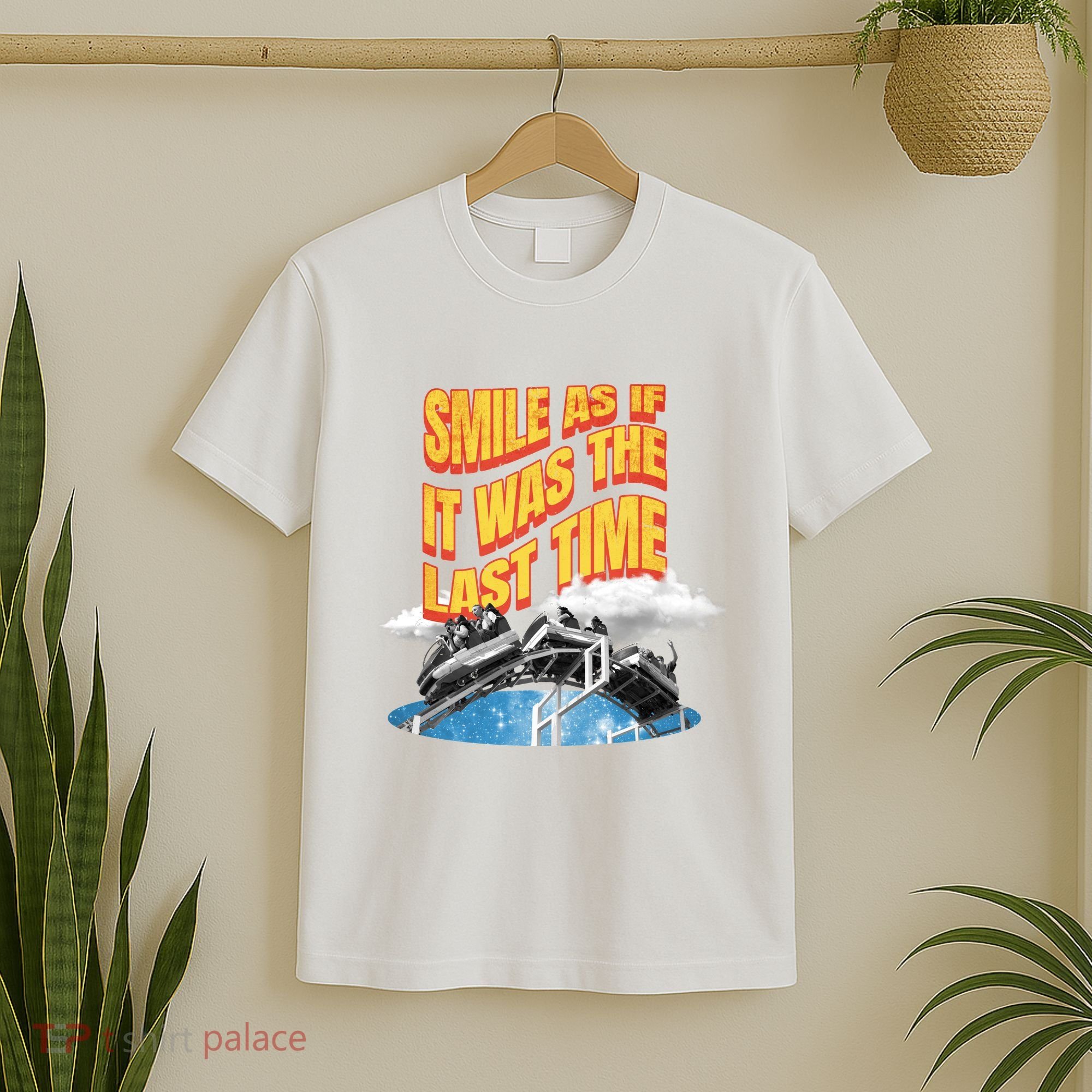 Roller Coaster Wagons In The Sky T-Shirt