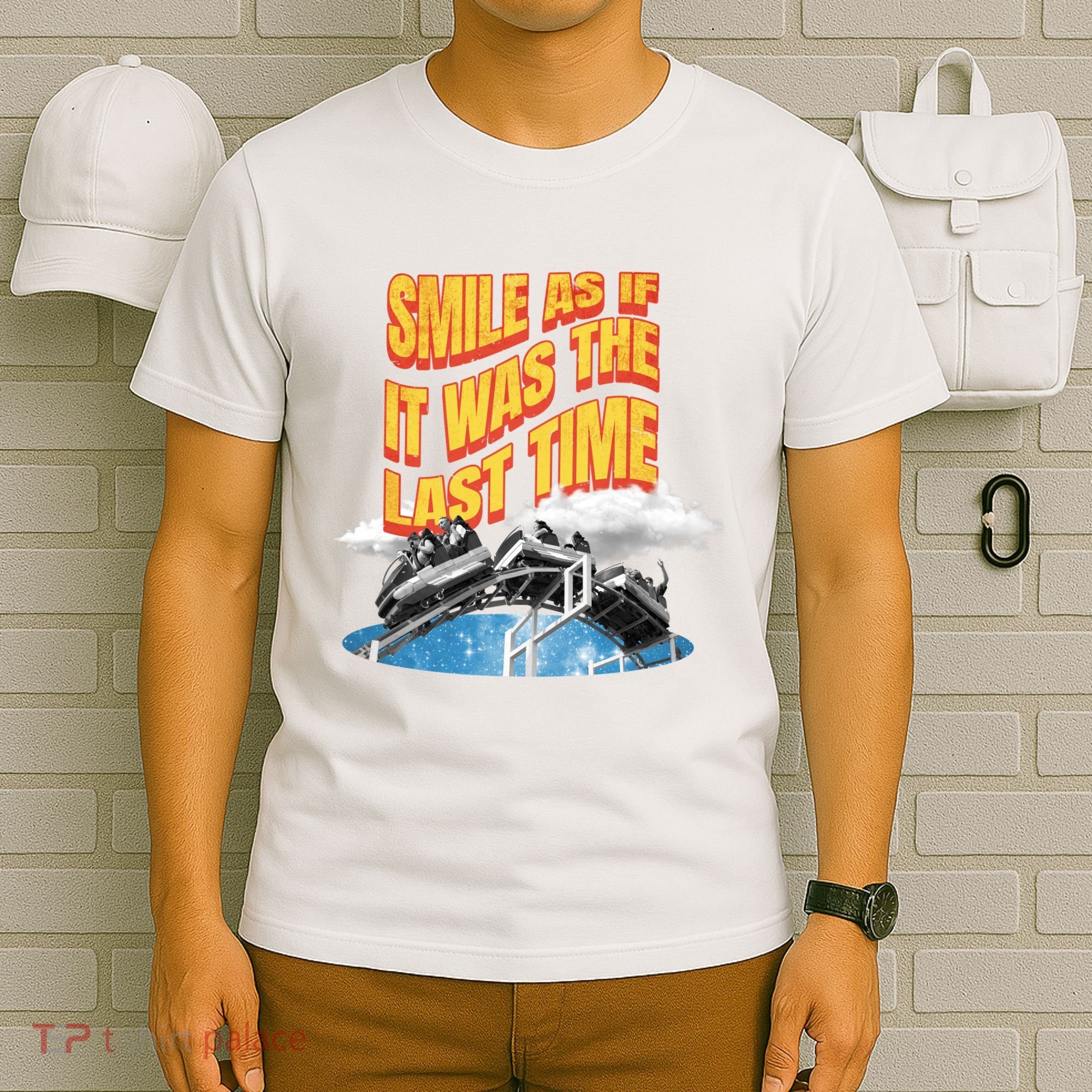 Roller Coaster Wagons In The Sky T-Shirt