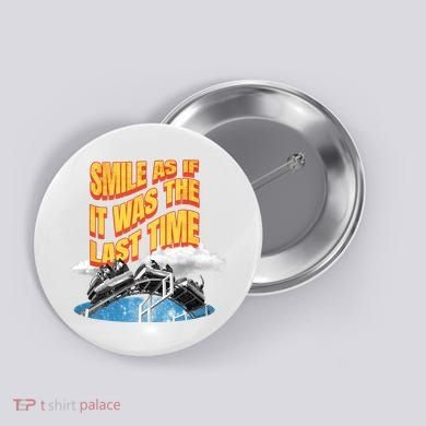 Roller Coaster Wagons In The Sky Button