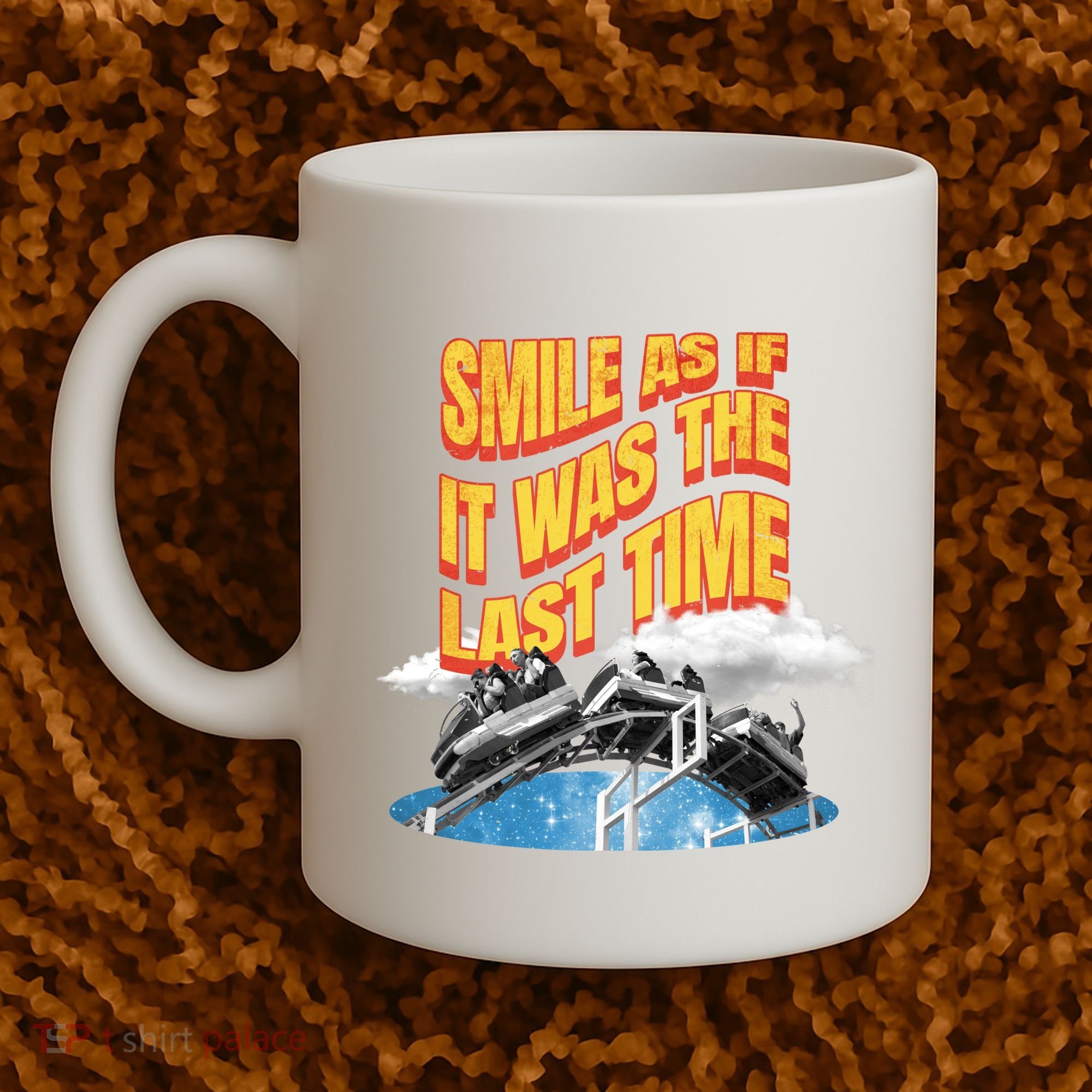Roller Coaster Wagons In The Sky Coffee Mug