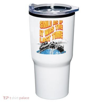 Roller Coaster Wagons In The Sky Tumbler