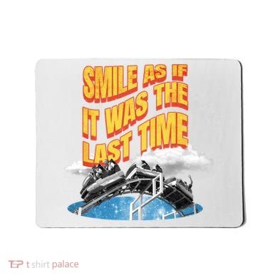 Roller Coaster Wagons In The Sky Mousepad