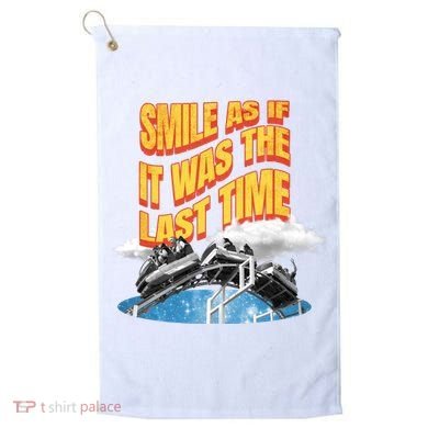Roller Coaster Wagons In The Sky Golf Towel