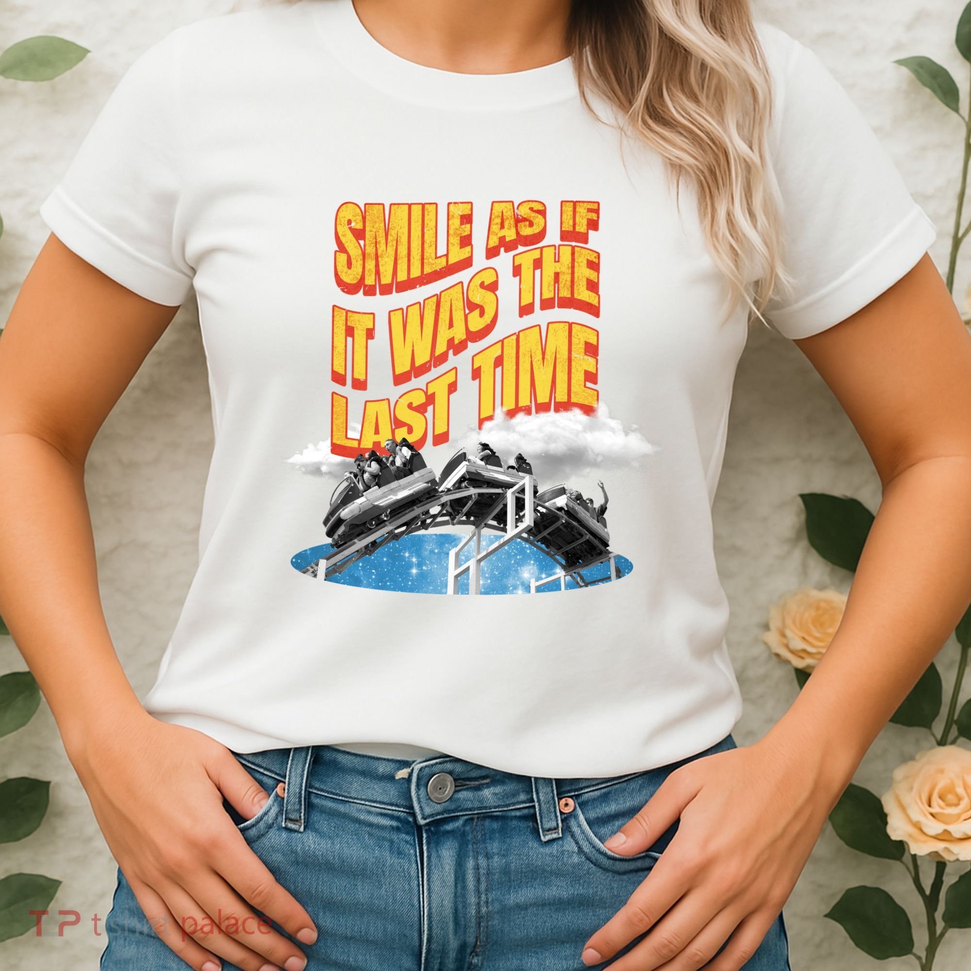 Roller Coaster Wagons In The Sky Women's T-Shirt