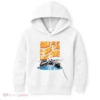 Roller Coaster Wagons In The Sky Kids Hoodie thumb 0