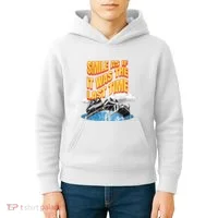 Roller Coaster Wagons In The Sky Kids Hoodie thumb 4