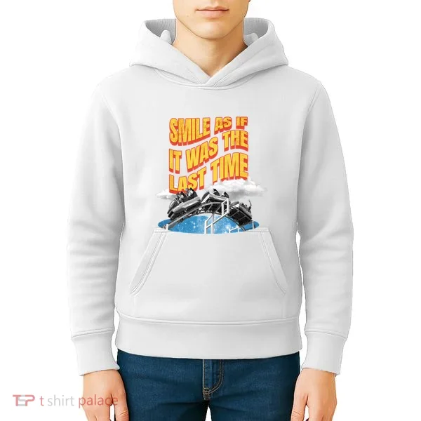 Roller Coaster Wagons In The Sky Kids Hoodie
