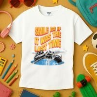 Roller Coaster Wagons In The Sky Kids T-Shirt thumb 3
