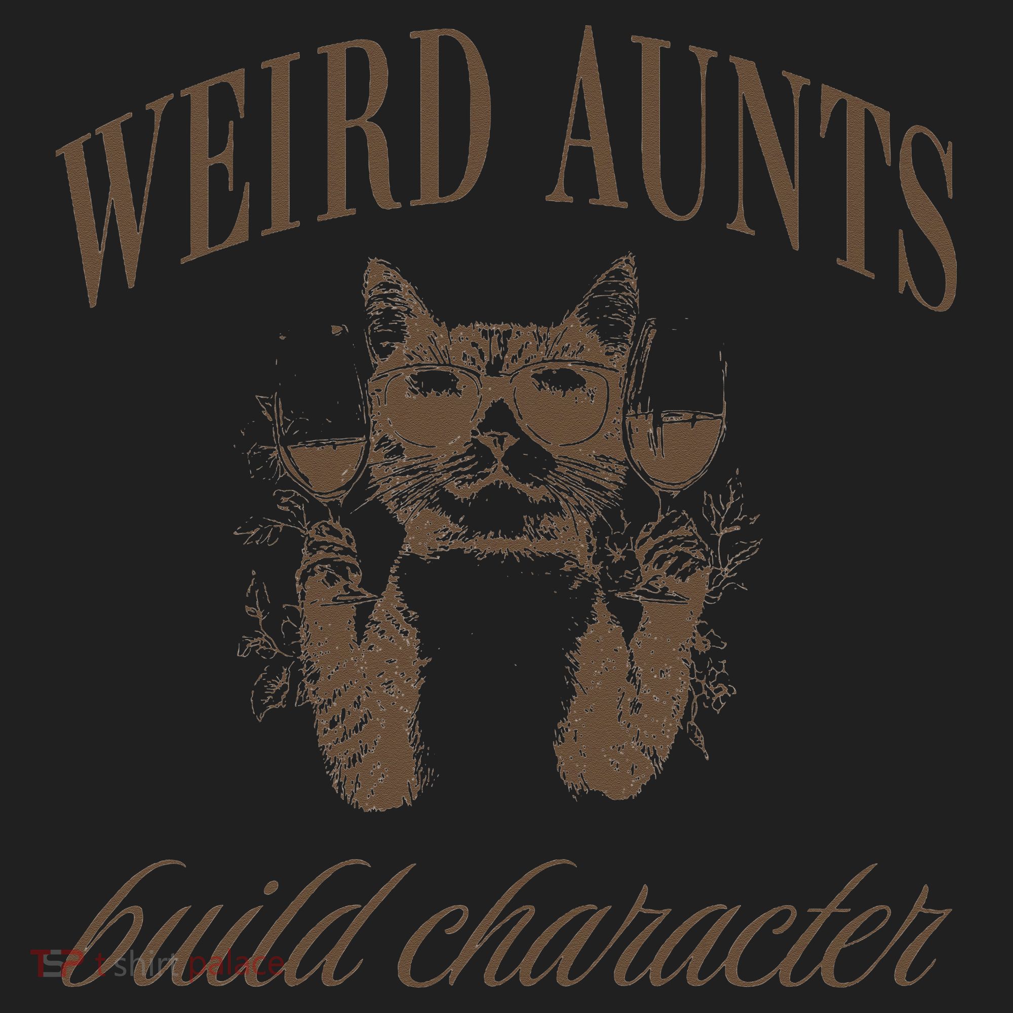 Retro Cat Weird Aunt Builds Character Funny Aunt Mothers Beanie