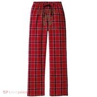 Retro Cat Weird Aunt Builds Character Funny Aunt Mothers Women's Flannel Plaid Pajama Pants thumb 0