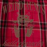 Retro Cat Weird Aunt Builds Character Funny Aunt Mothers Women's Flannel Plaid Pajama Pants thumb 2