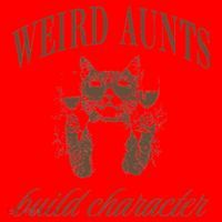 Retro Cat Weird Aunt Builds Character Funny Aunt Mothers Santa Hat thumb 1
