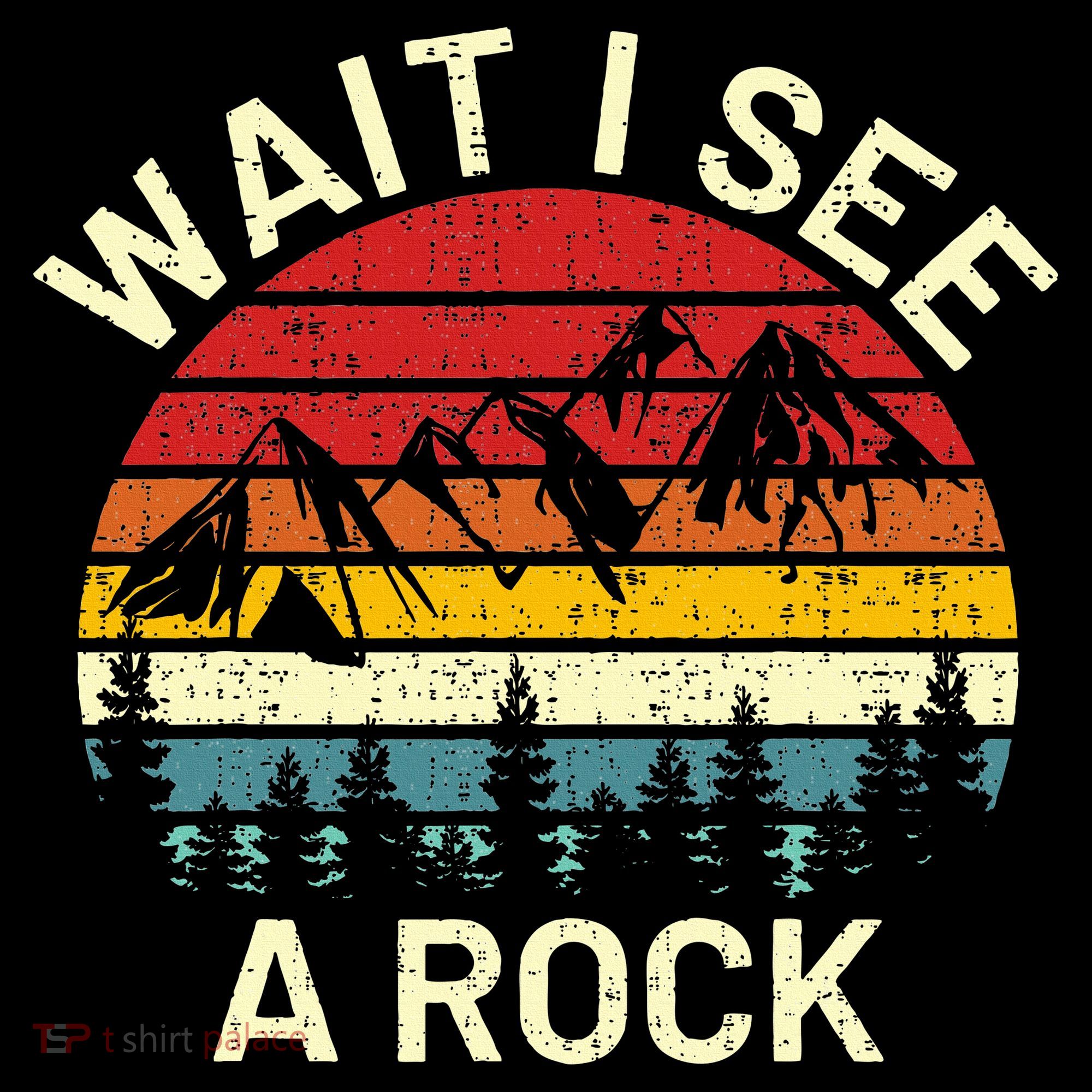 Retro Cool Wait I See A Rock Funny Geologist Science Geology Women's Hoodie