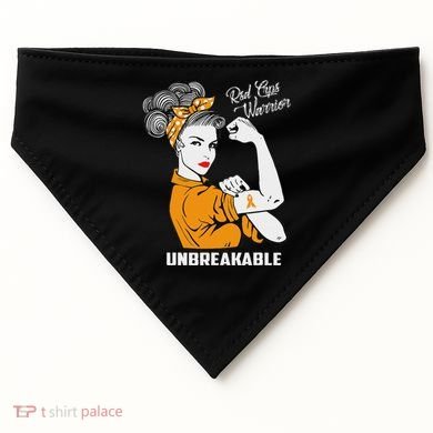 Rsd Crps Warrior Unbreakable Rsd Crps Awareness Gift USA-Made Doggie Bandana