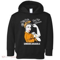 Rsd Crps Warrior Unbreakable Rsd Crps Awareness Gift Toddler Hoodie thumb 0