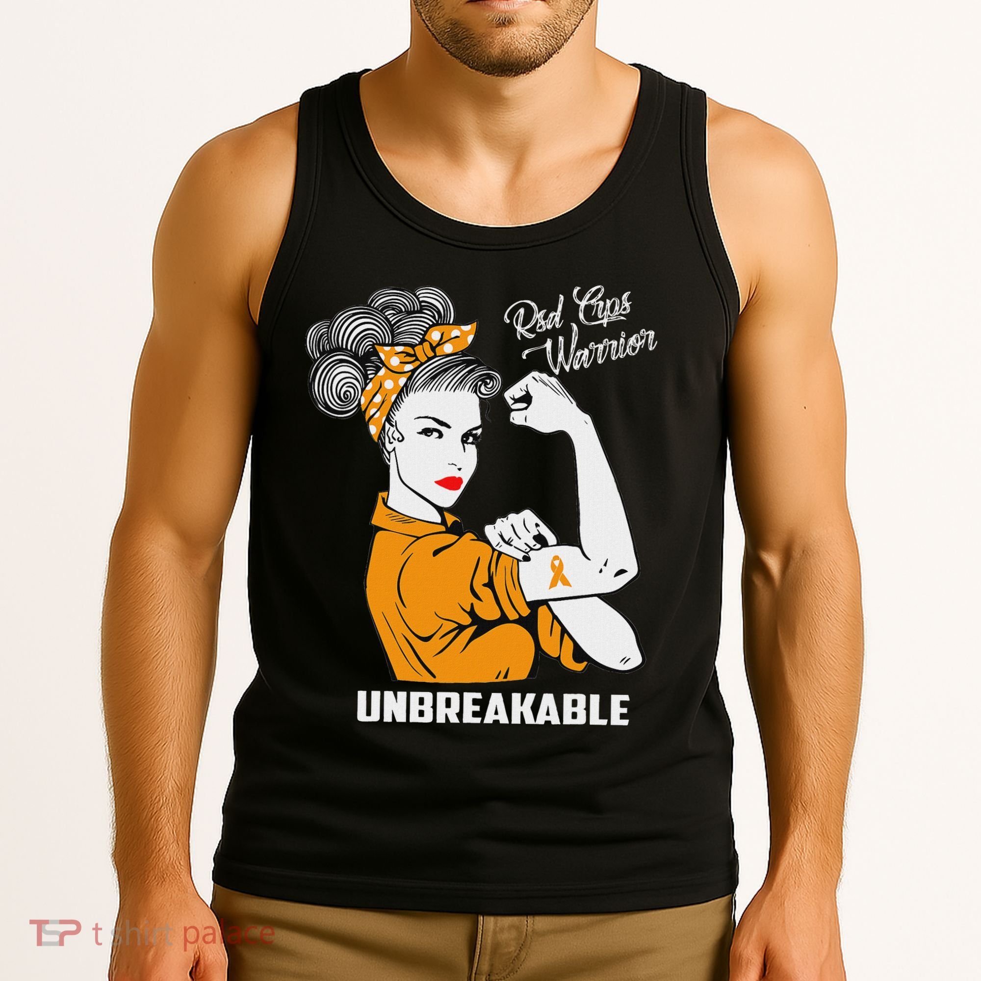 Rsd Crps Warrior Unbreakable Rsd Crps Awareness Gift Tank Top