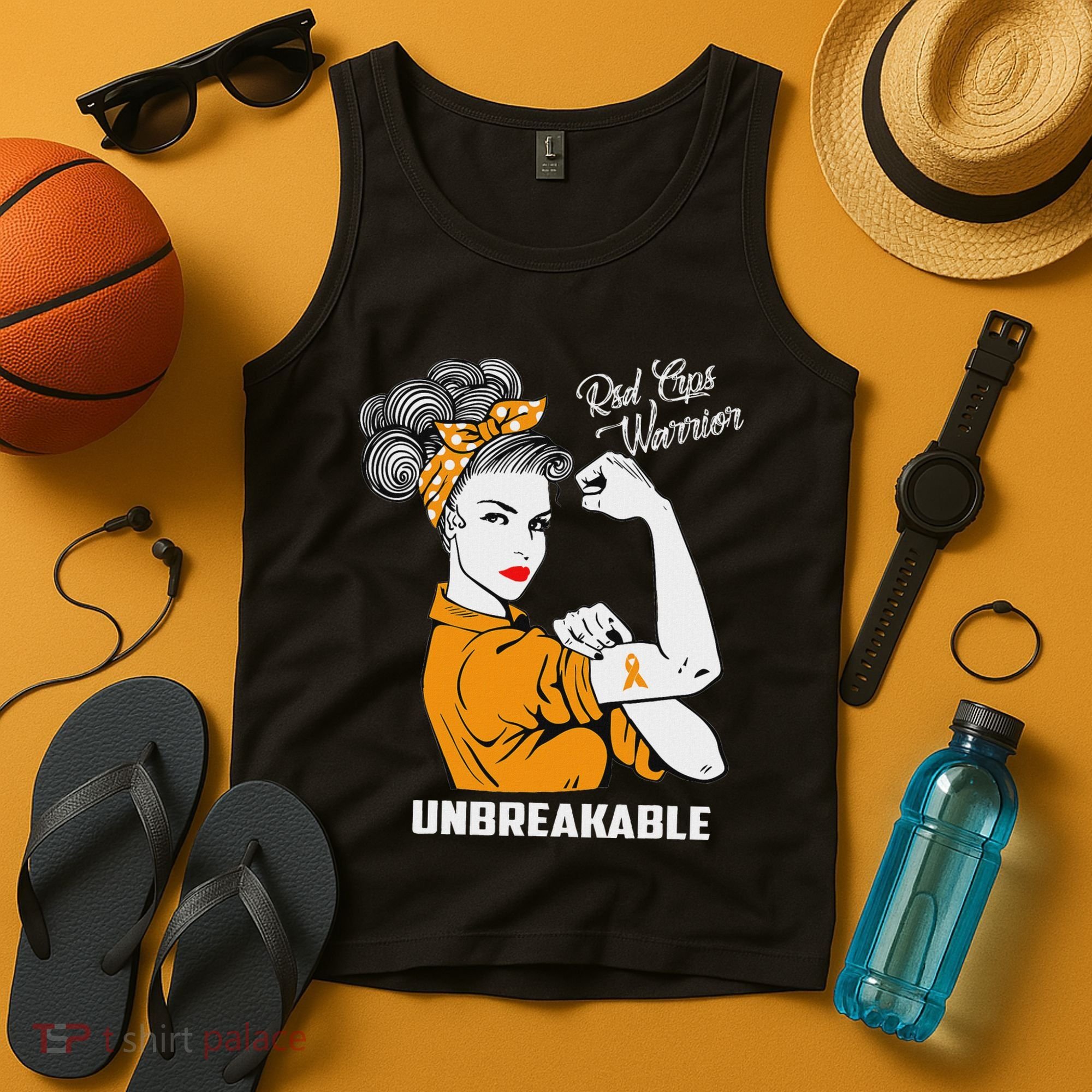 Rsd Crps Warrior Unbreakable Rsd Crps Awareness Gift Tank Top