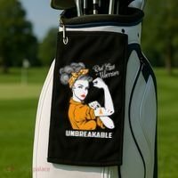 Rsd Crps Warrior Unbreakable Rsd Crps Awareness Gift Golf Towel thumb 2