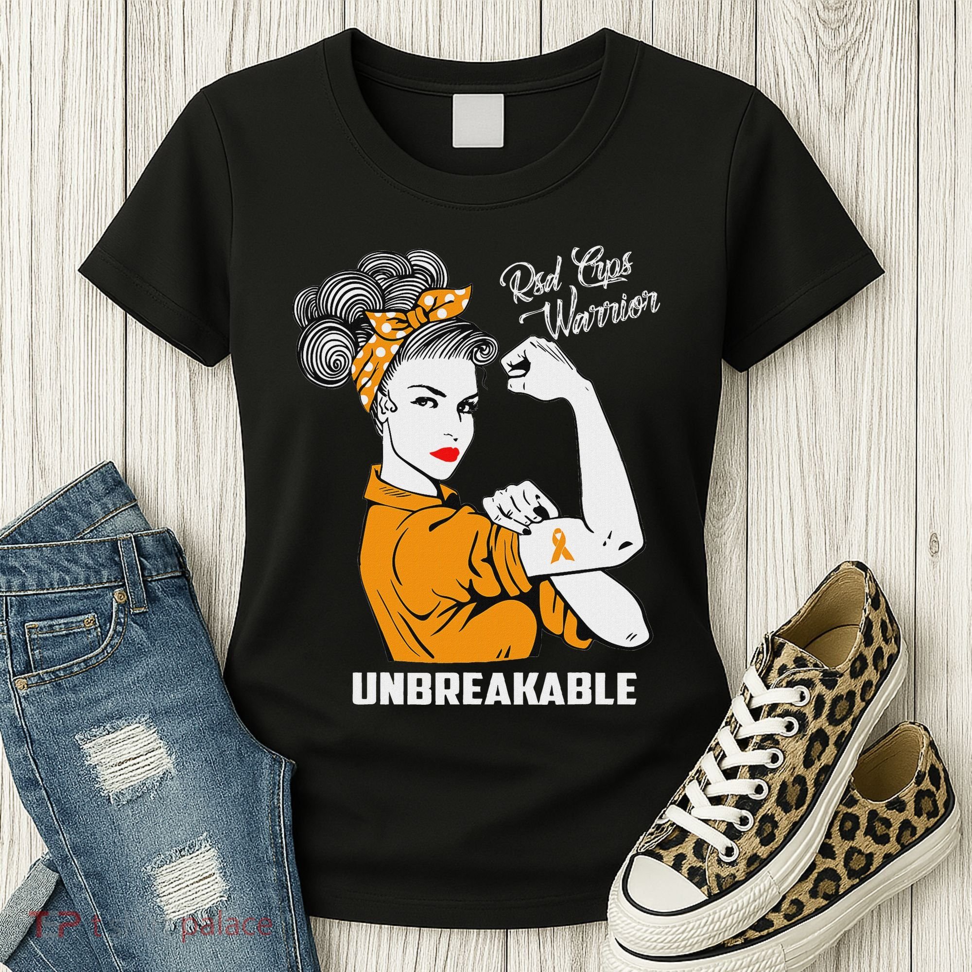 Rsd Crps Warrior Unbreakable Rsd Crps Awareness Gift Women's T-Shirt