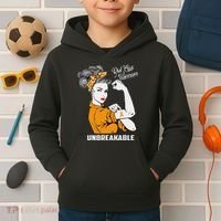 Rsd Crps Warrior Unbreakable Rsd Crps Awareness Gift Kids Hoodie thumb 2