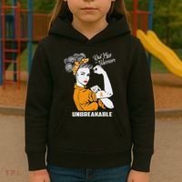 Rsd Crps Warrior Unbreakable Rsd Crps Awareness Gift Kids Hoodie thumb 3