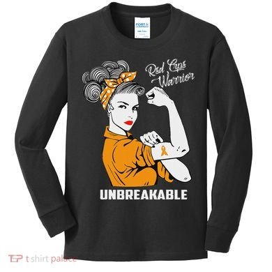 Rsd Crps Warrior Unbreakable Rsd Crps Awareness Gift Kids Long Sleeve Shirt