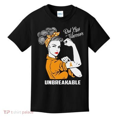 Rsd Crps Warrior Unbreakable Rsd Crps Awareness Gift Kids T-Shirt