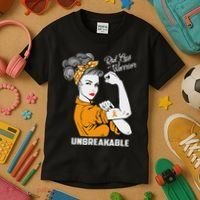 Rsd Crps Warrior Unbreakable Rsd Crps Awareness Gift Kids T-Shirt thumb 3