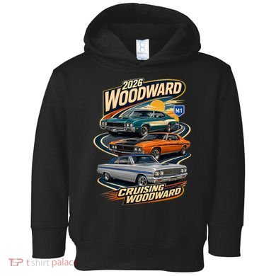 Retro Cruising Woodward 2026 Toddler Hoodie